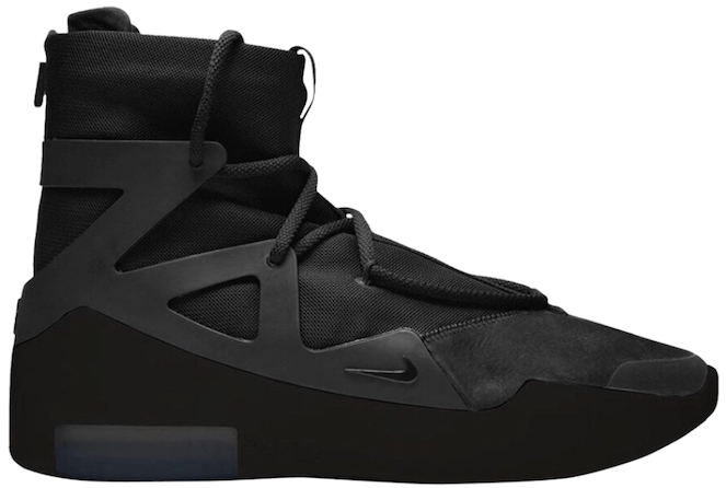 nike fear of god triple black resell