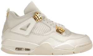 Jordan 4 White and Gold Women’s