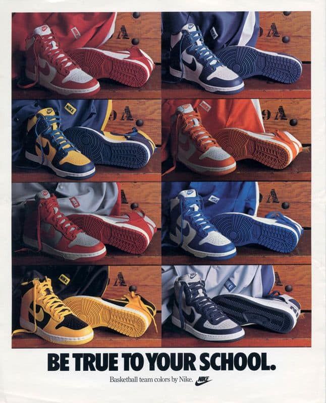NIKE DUNKS BE TRUE TO YOUR SCHOOL