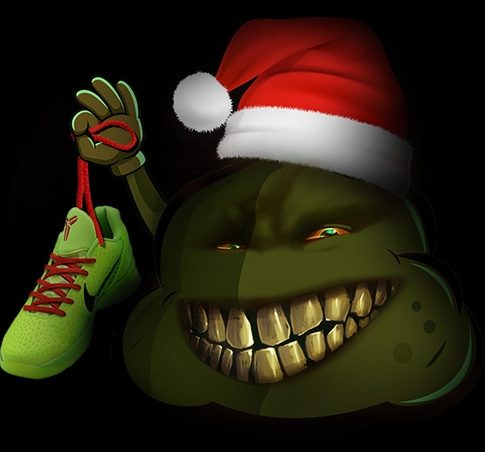 NIKE KOBE 6 GRINCH TSB FEAT