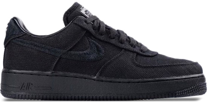 STUSSY AIR FORCE 1 TRIPLE BLACK