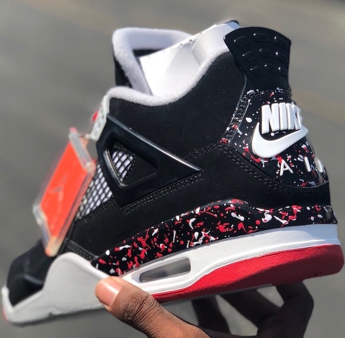 UNRELEASED JORDANS 2020 DRAKE AJ4 SPLATTER