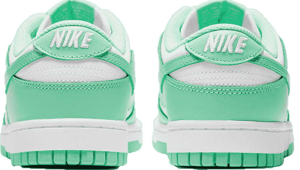 Low Nike Green Dunks Team Green back