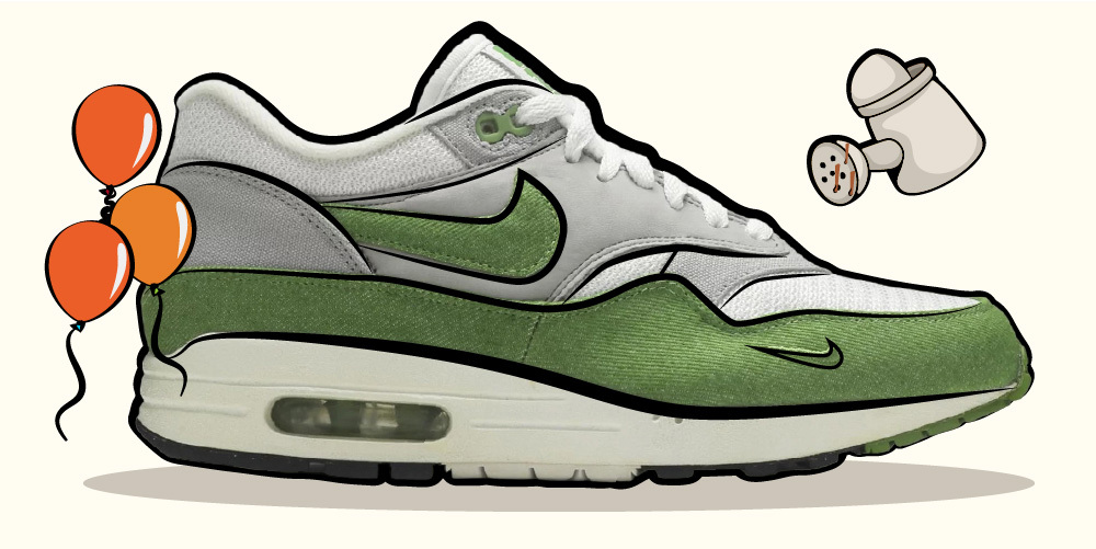 Patta Nike Air Max 1 Chlorophyll