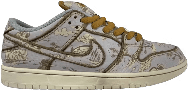 Nike Dunks pastoral print