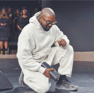 Sneaker designer Kanye West