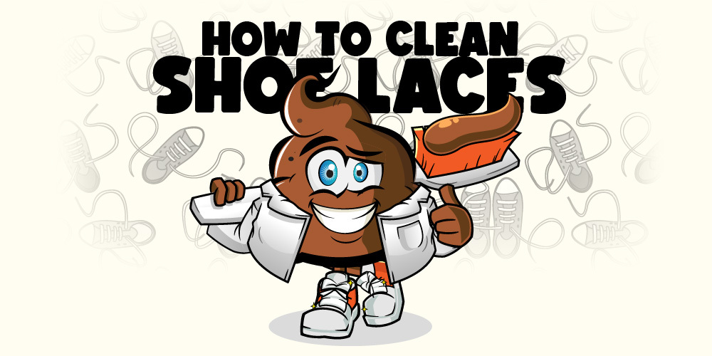how to clean shoe laces