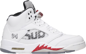 Supreme White Jordans