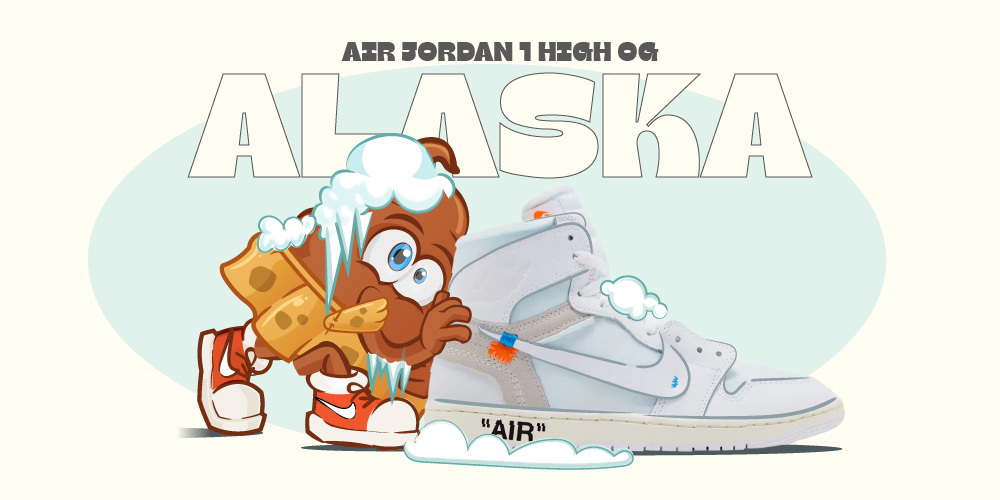 Off White Air Jordan 1 Alaska