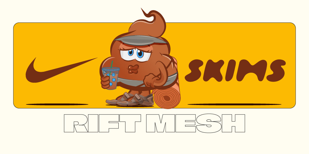 nike skims rift mesh