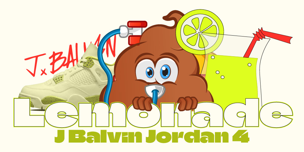J balvin jordan 4 lemonade