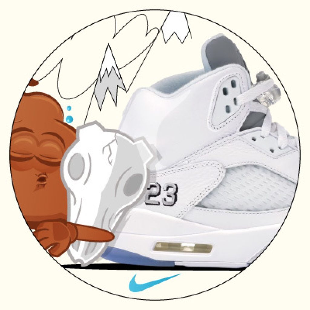 jordan 5 white metallic