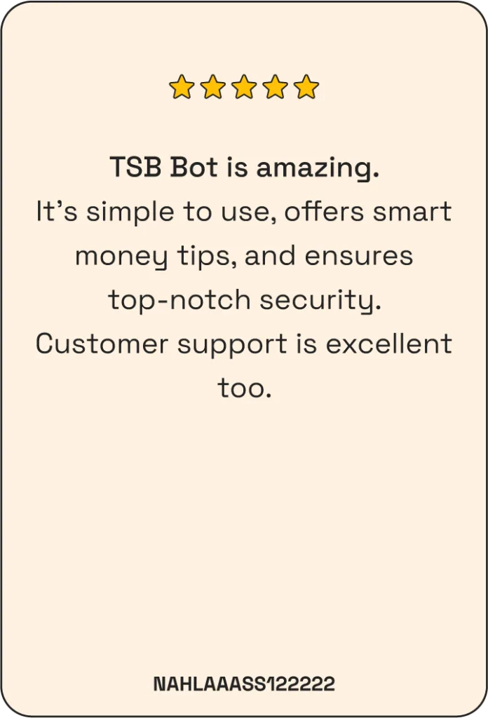 5-star The Shit Bot review by Nahlaaass: simple to use, secure, excellent customer support