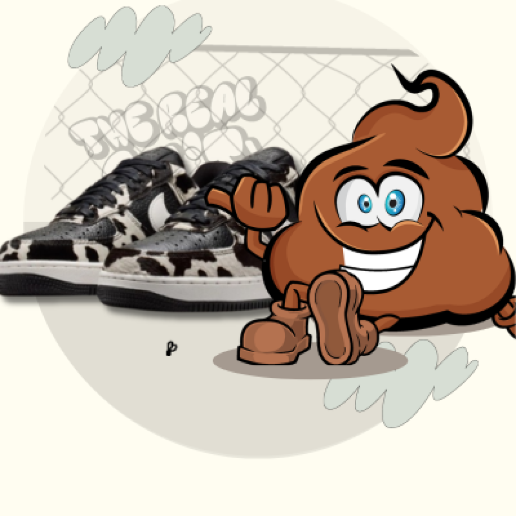 Air Force 1 Low Cow Print