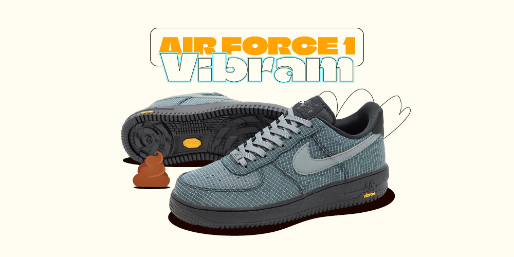 Air Force 1 Vibram Bomber Grey