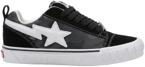 BAPE Vans Knu Skool color camo black