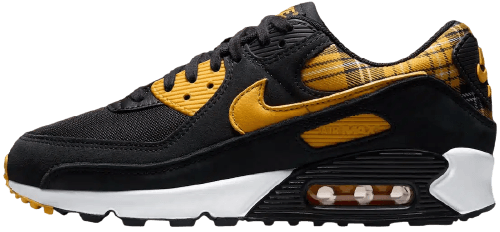 air max 90 yellow plaid