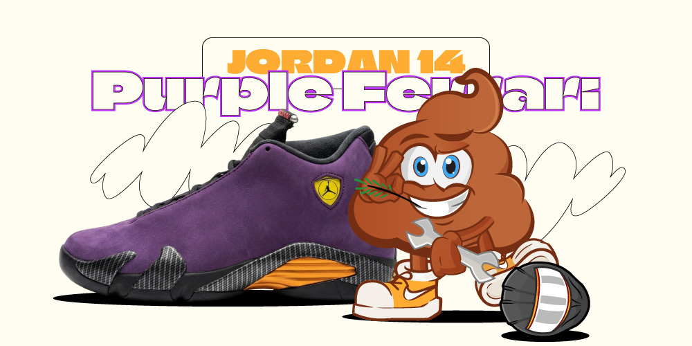Jordan 14 Purple Ferrari PE
