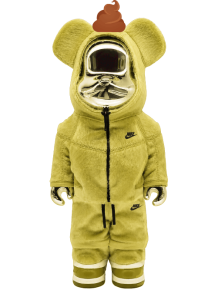 Medicom Toy Nike Air Force 1 Bearbrick