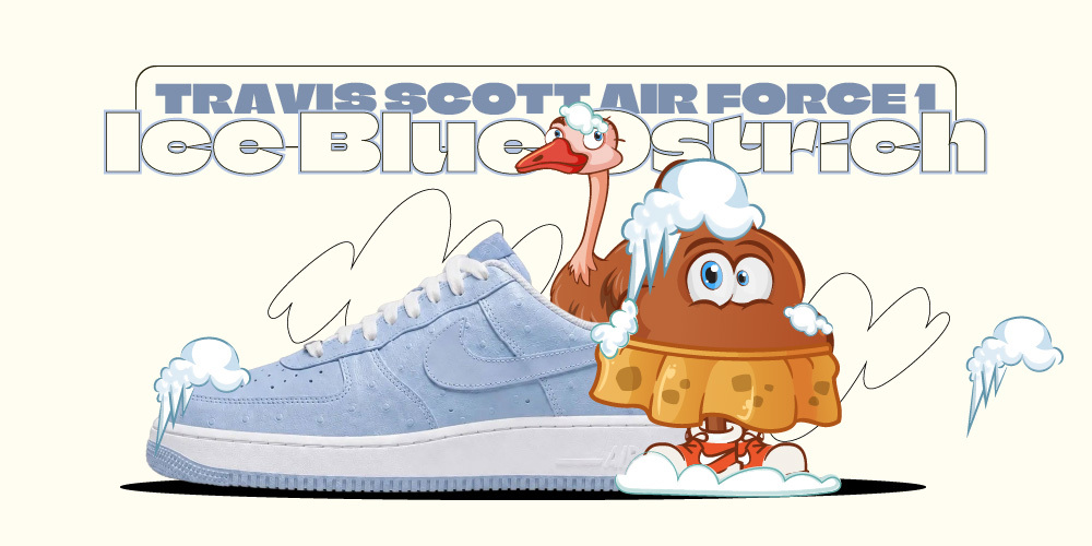 Travis Scott Air Force 1 Blue