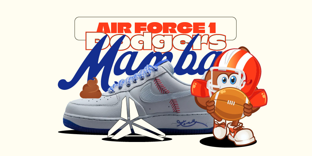 Kobe Bryant Air Force 1 Dodgers