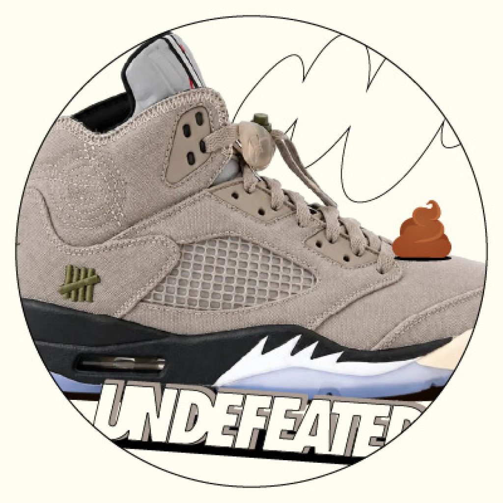 UNDEFEATED x Air Jordan 5 Moon Fossil 2027